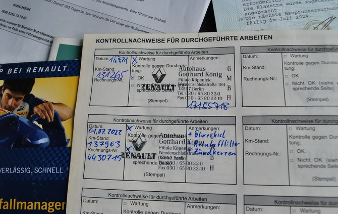 Renault Grand Scenic cena 20999 przebieg: 147000, rok produkcji 2008 z Radzyń Chełmiński małe 781